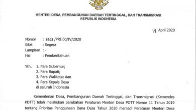 Photo of Dana Desa Dialihkan jadi Bantuan Langsung Tunai