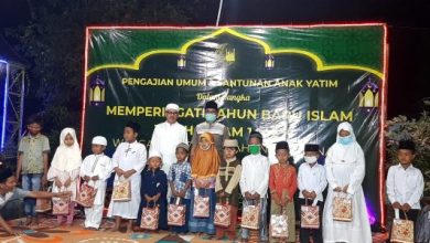 Photo of Peringati 1 Muharram, Alfian Rhomadani Santuni Anak Yatim