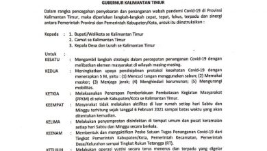 Photo of Kaltim Terapkan PPKM, Ini Instruksi Gubernur