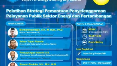 Photo of Daftar Gratis Pelatihan Strategi Pemantauan Penyelenggaraan Pelayanannya Publik Sektor Energi dan Pertambangan