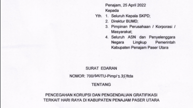 Photo of Cegah Gratifikasi, Plt Bupati Keluarkan Surat Edaran