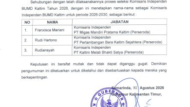 Photo of Pemprov Kaltim Ketok Palu! Ini 3 Nama Komisaris Independen BUMD yang Baru